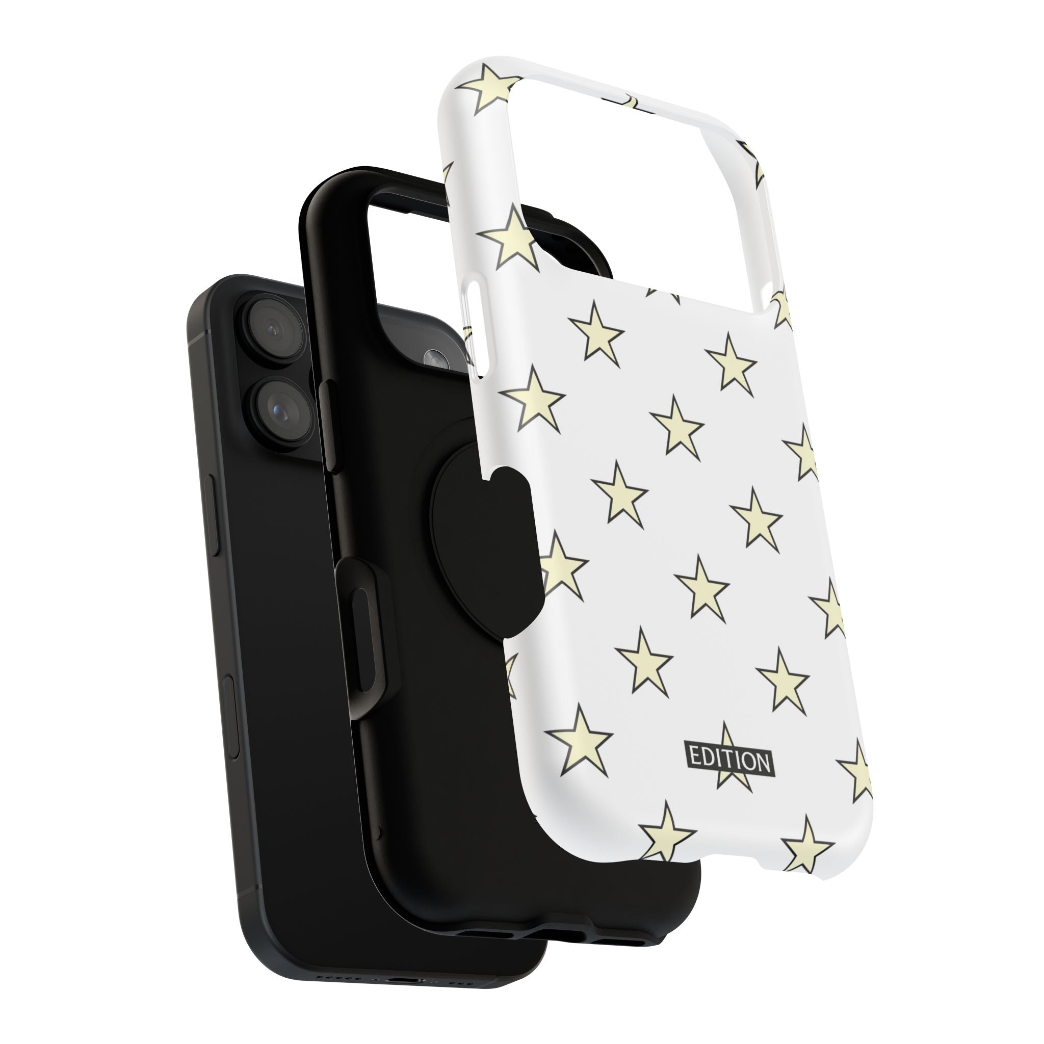 Yellow and White Star Case