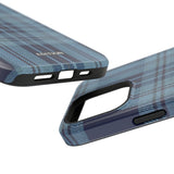 Navy Plaid Case