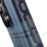 Navy Plaid Case