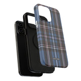 Blue and Pink Plaid Case