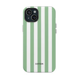Green Beach Stripe Case