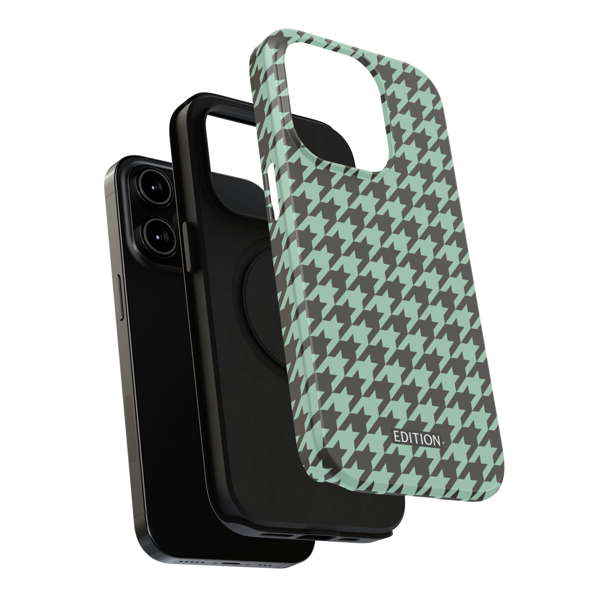 Mint Chip Houndstooth Case