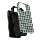 Mint Chip Houndstooth Case