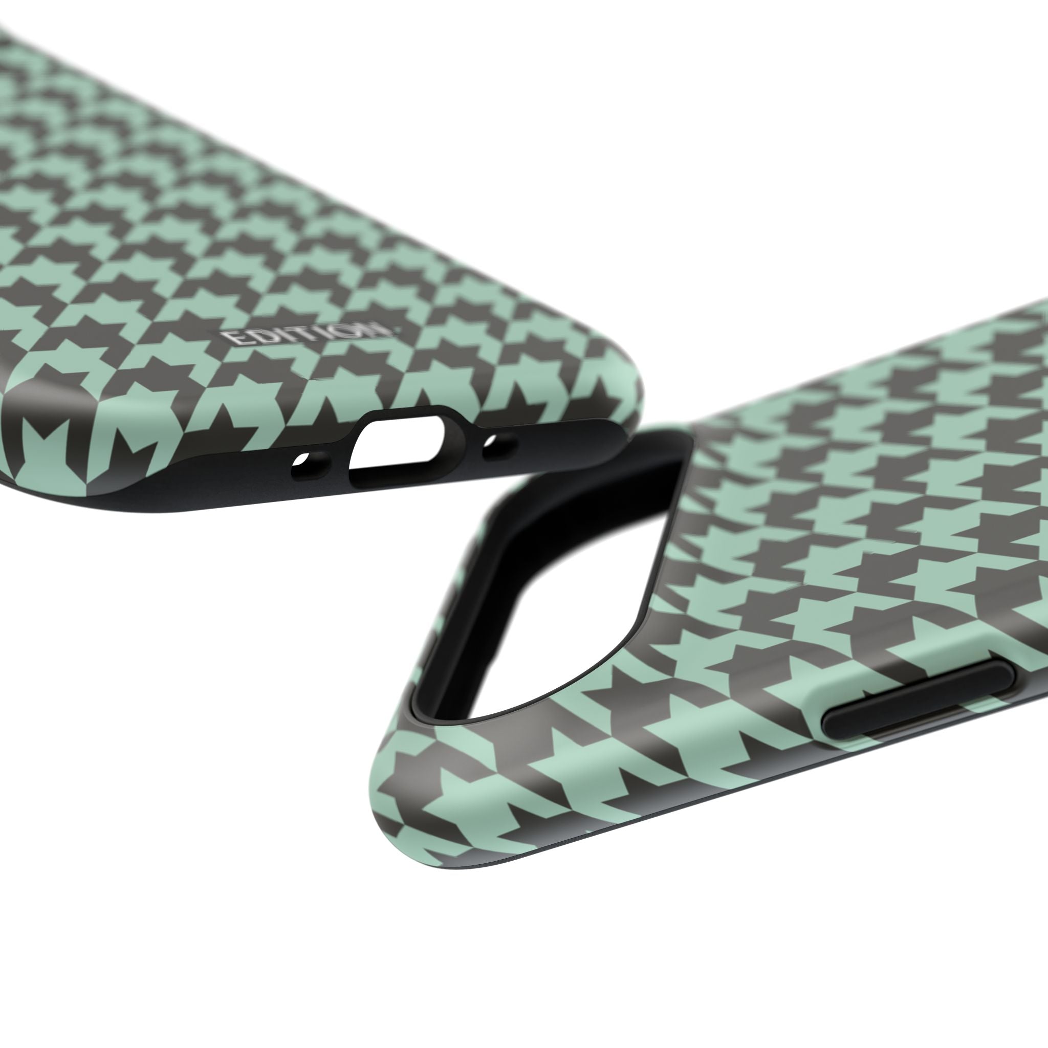 Mint Chip Houndstooth Case