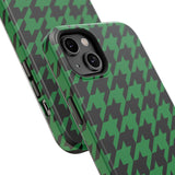 Green Houndstooth Case