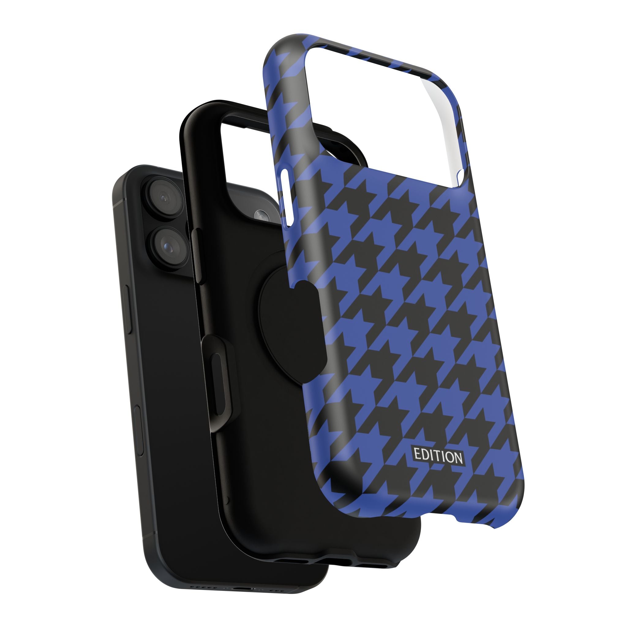 Blue Houndstooth Case
