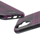 Black and Pink Plaid Case