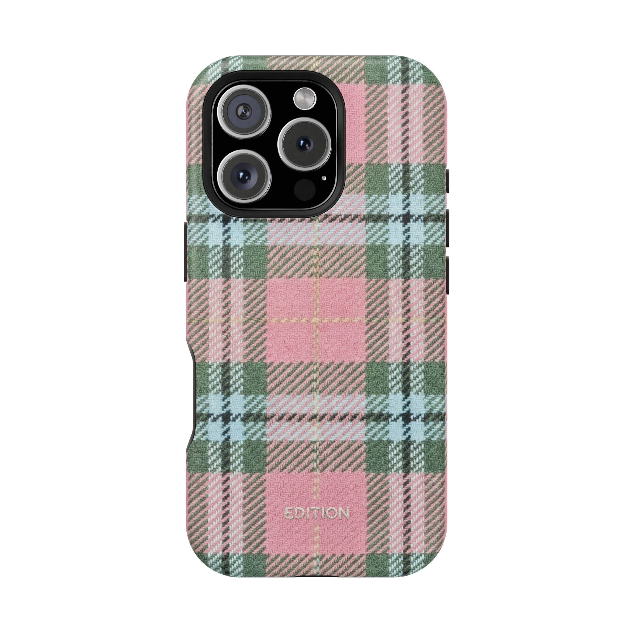 Baby Pink Plaid Case