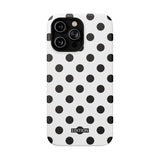 Black and White Polka Dot Case