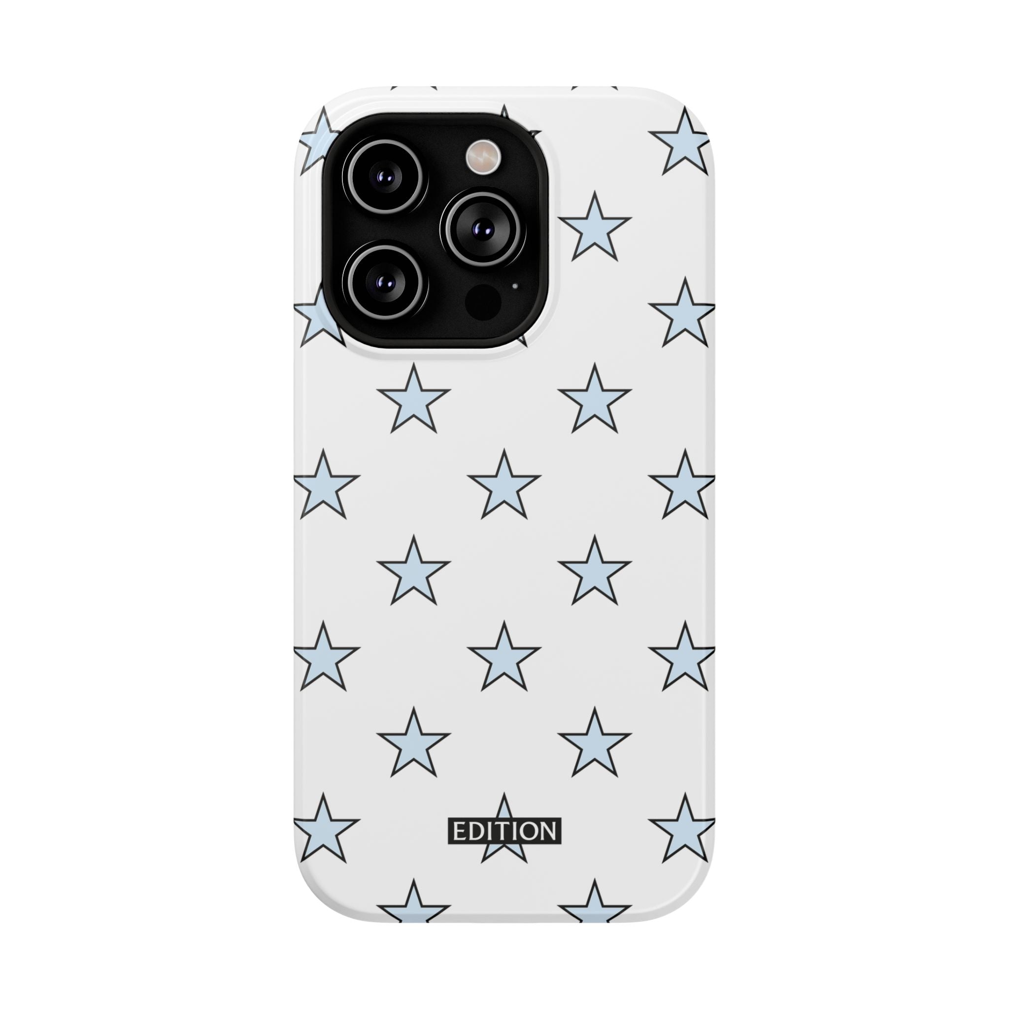 Blue and White Star Case