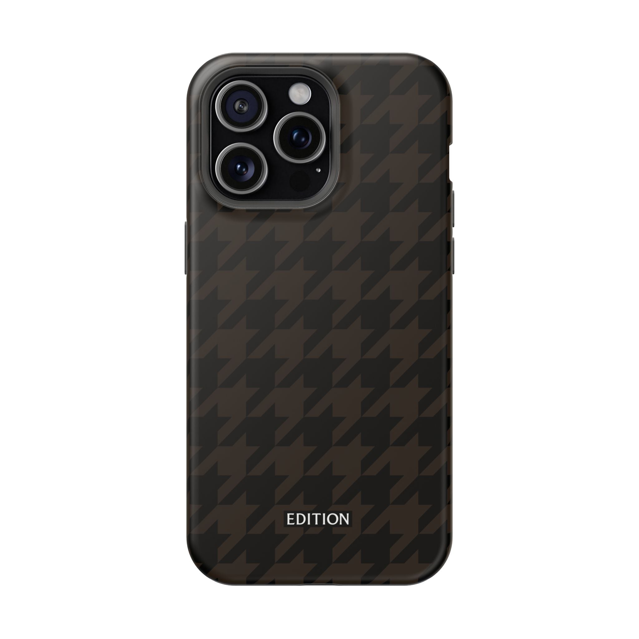 Brown Houndstooth Case
