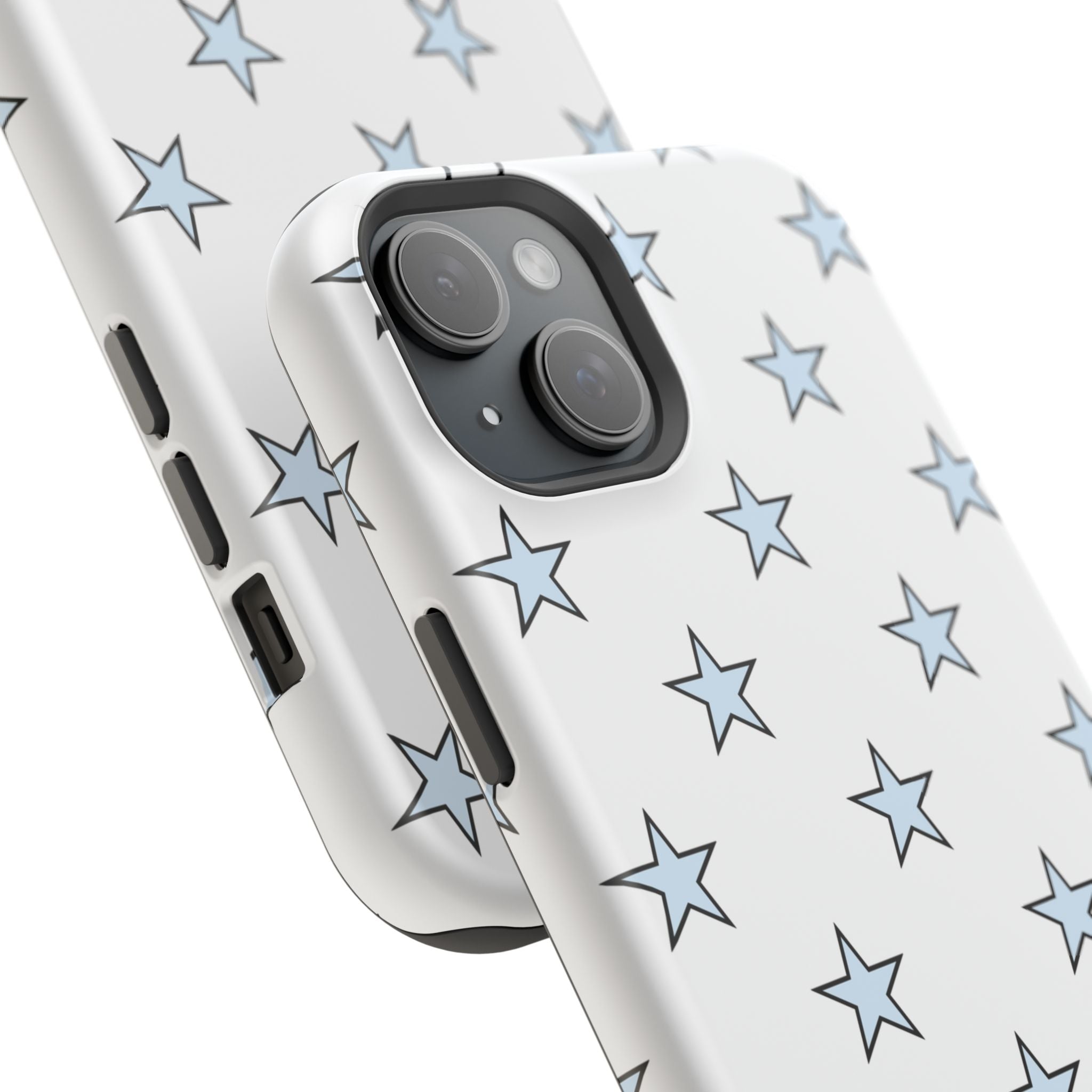Blue and White Star Case
