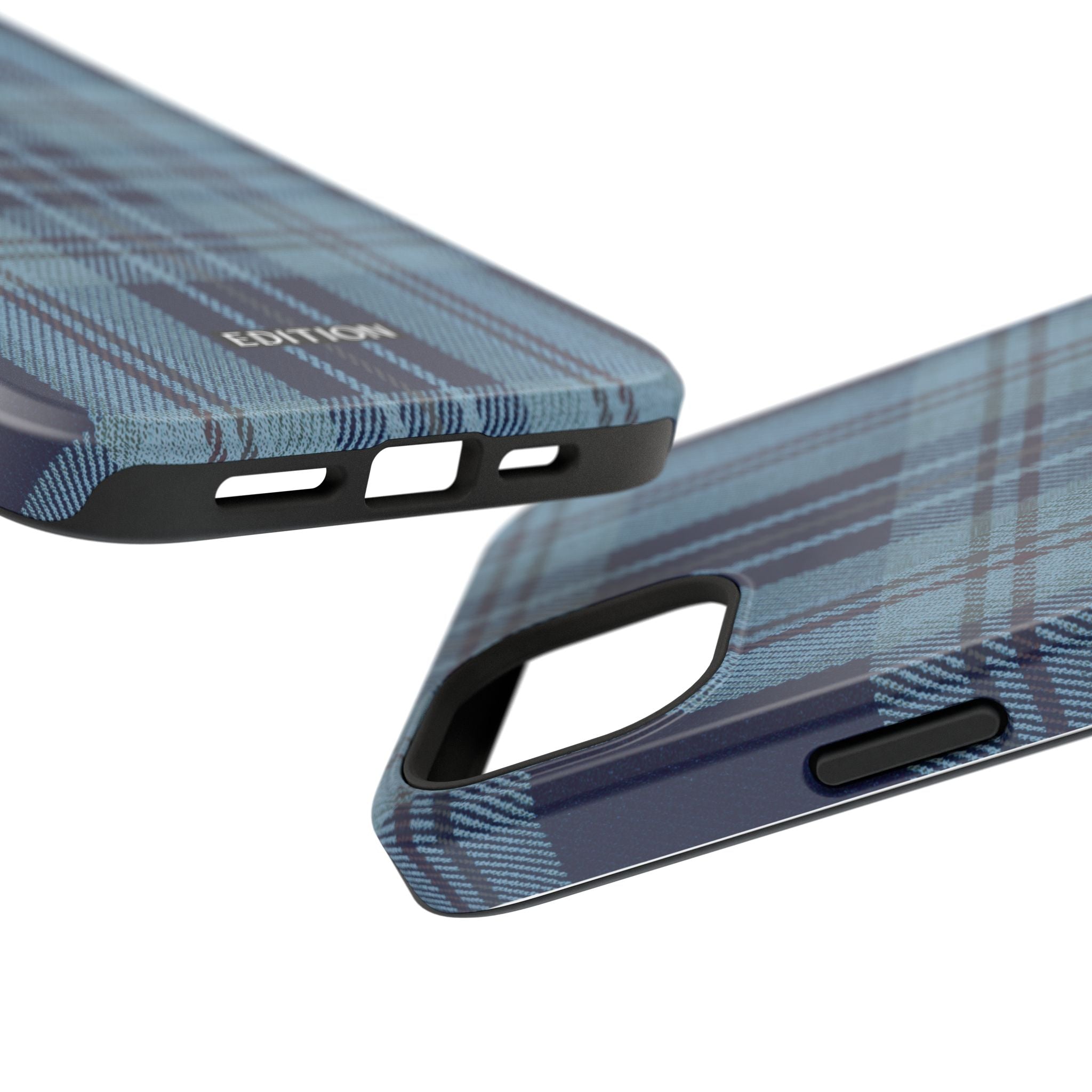 Navy Plaid Case