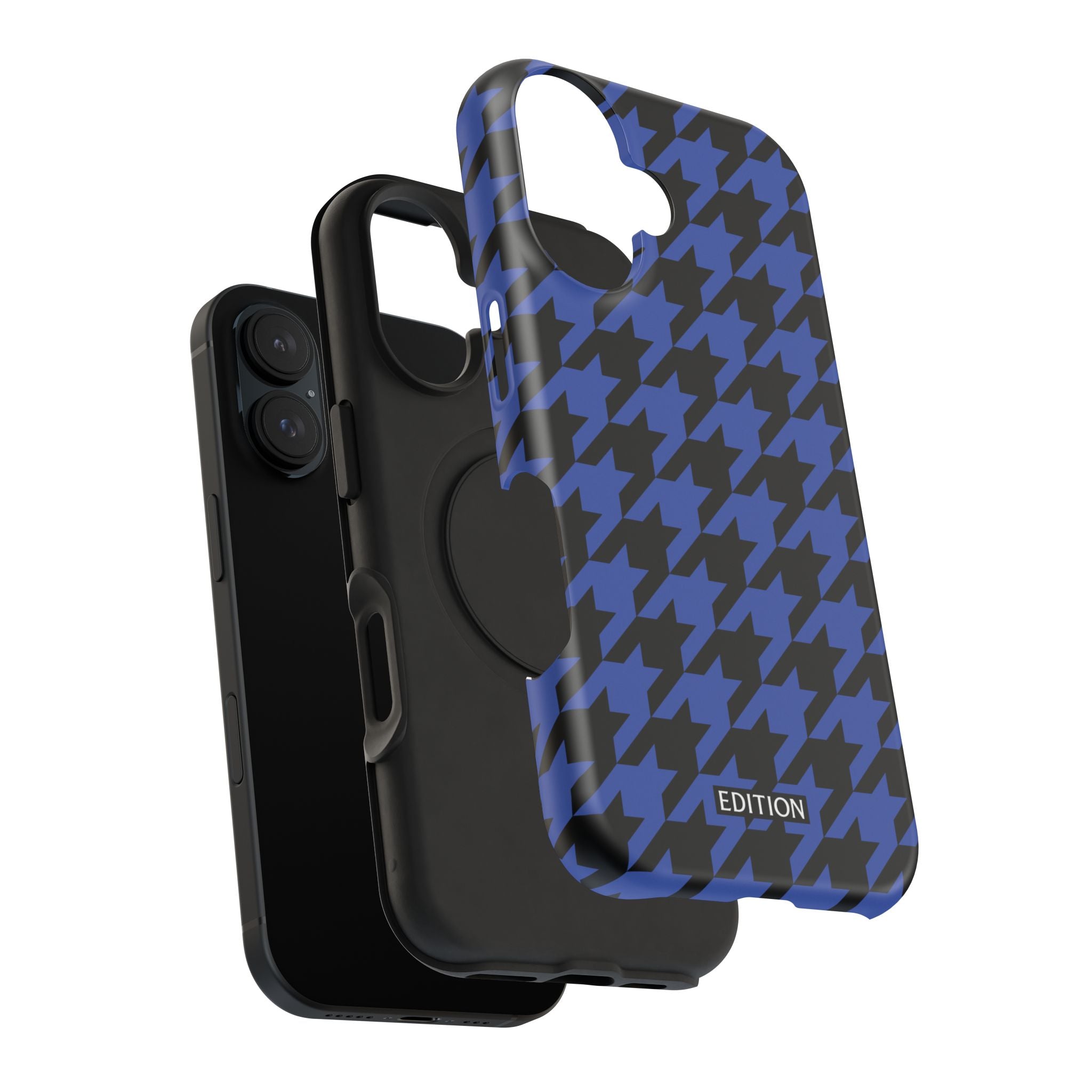 Blue Houndstooth Case