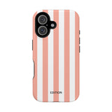 Peach Beach Stripe Case