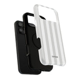 Grey Beach Stripe Case