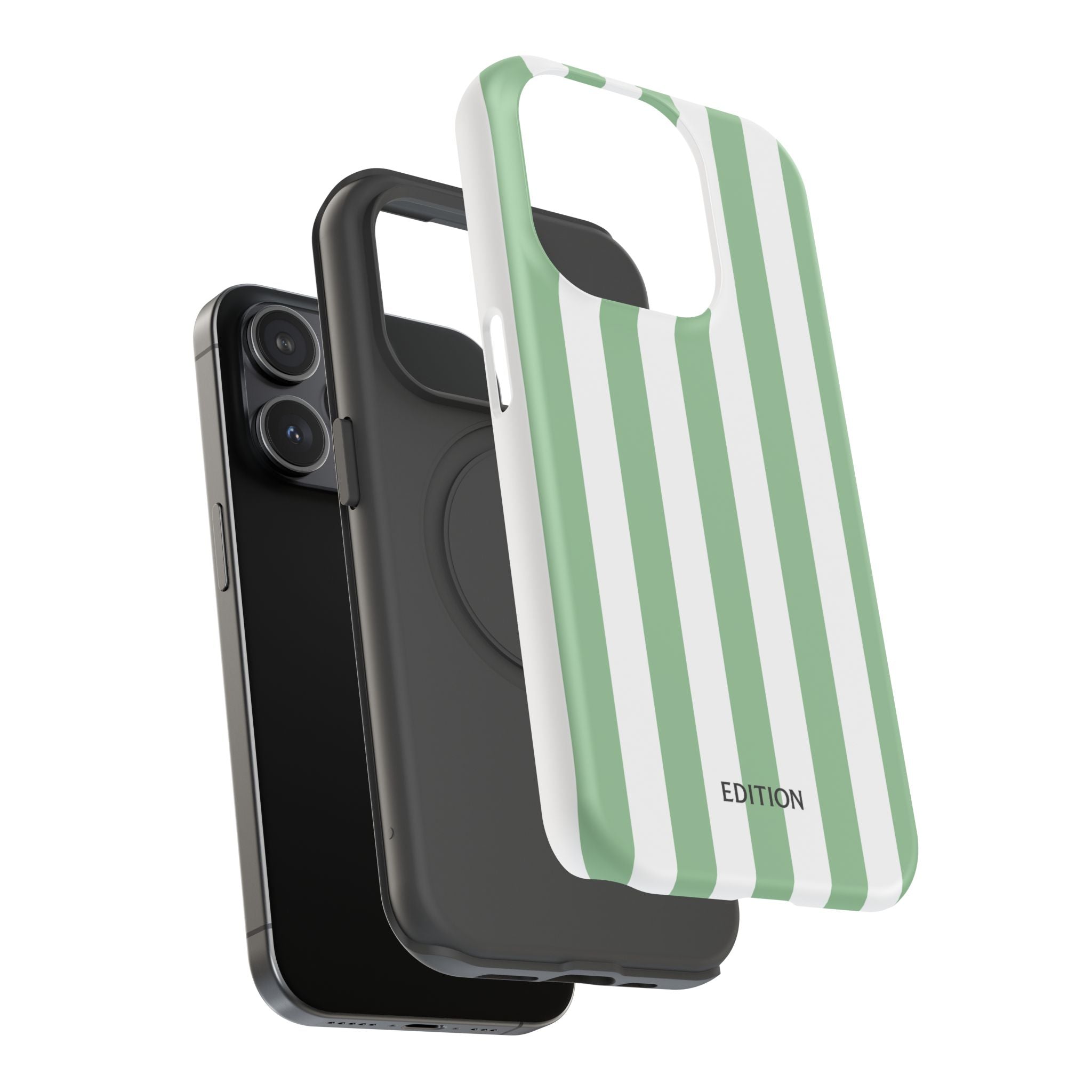 Green Beach Stripe Case