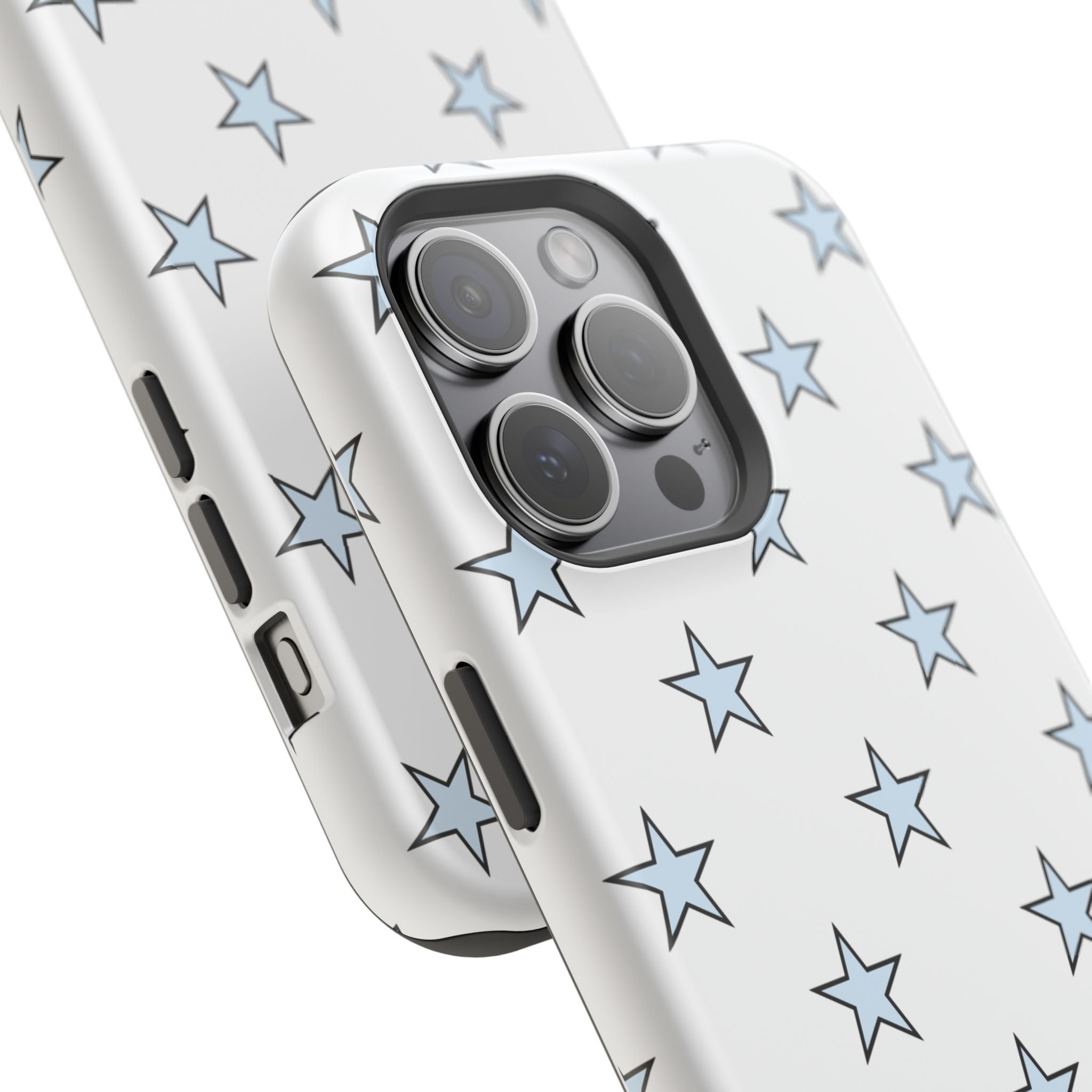 Blue and White Star Case
