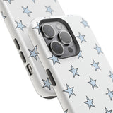 Blue and White Star Case