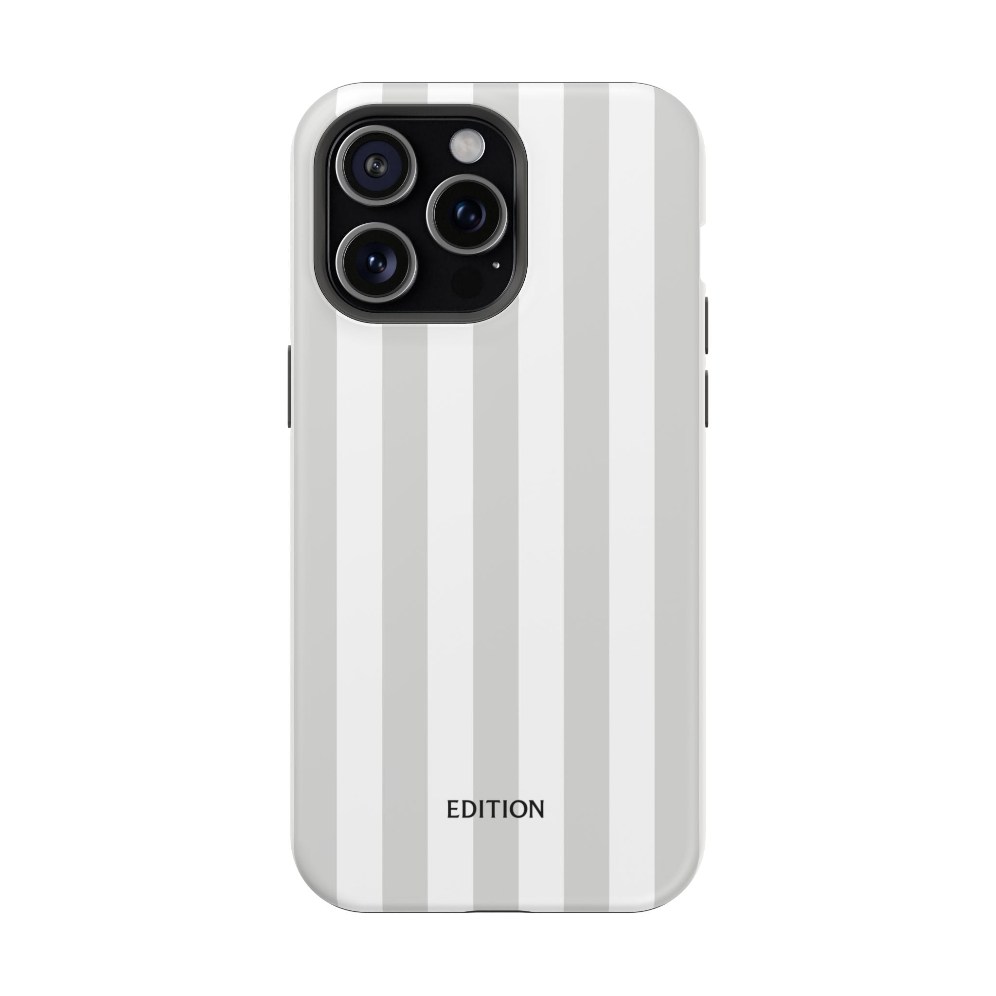 Grey Beach Stripe Case