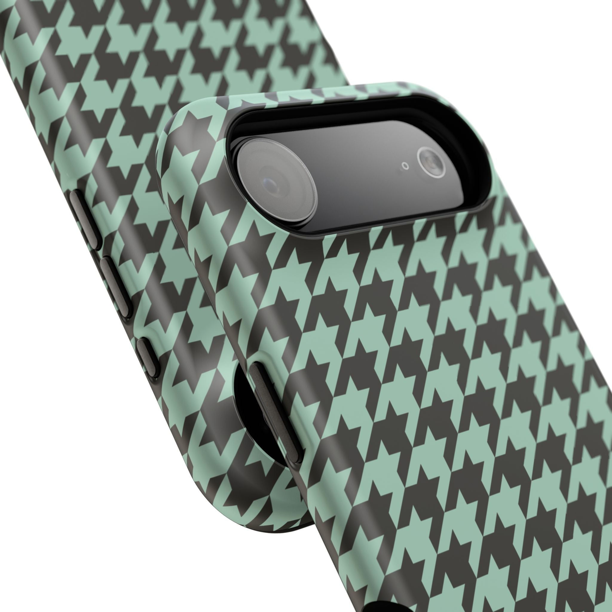 Mint Chip Houndstooth Case