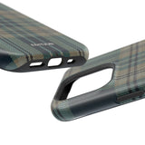 Green and Blue Plaid Case