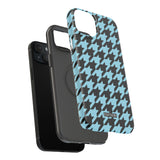 Baby Blue Houndstooth Case