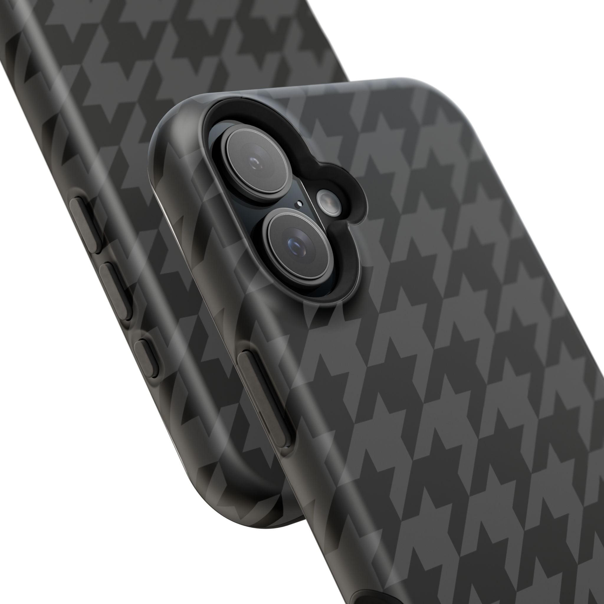 Grey Houndstooth Case