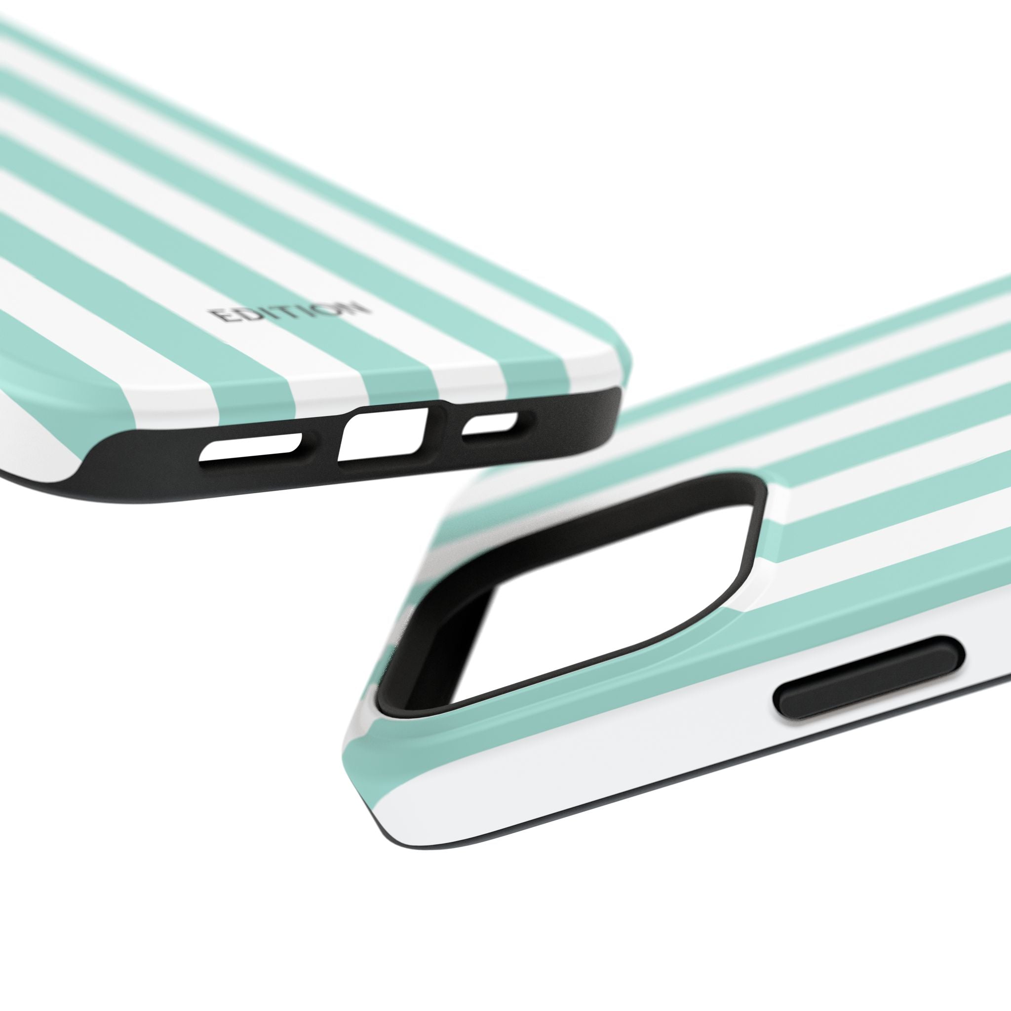 Teal Beach Stripe Case
