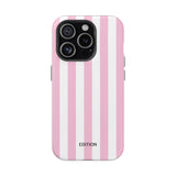 Pink Beach Stripe Case