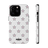 Pink and White Star Case