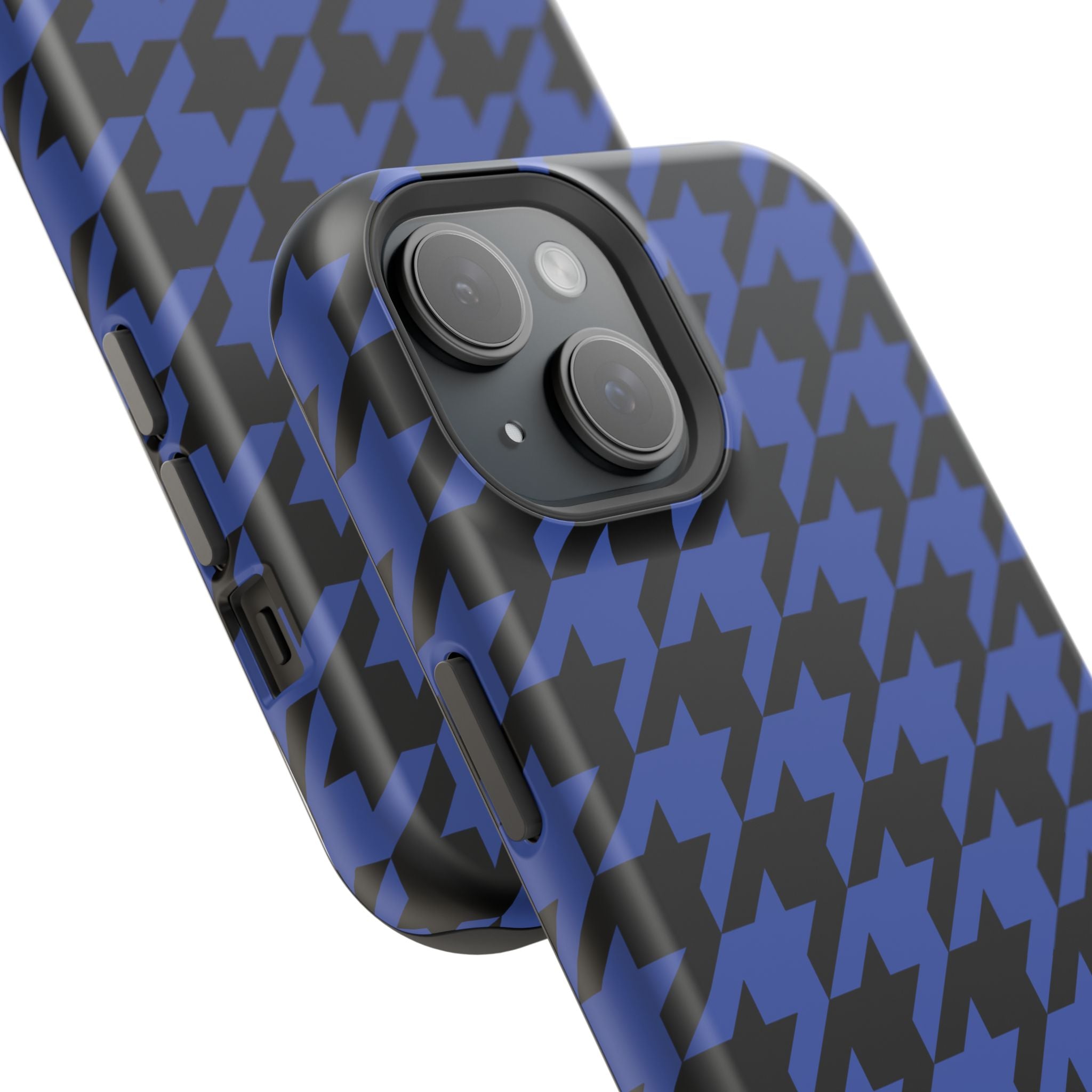 Blue Houndstooth Case