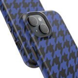 Blue Houndstooth Case