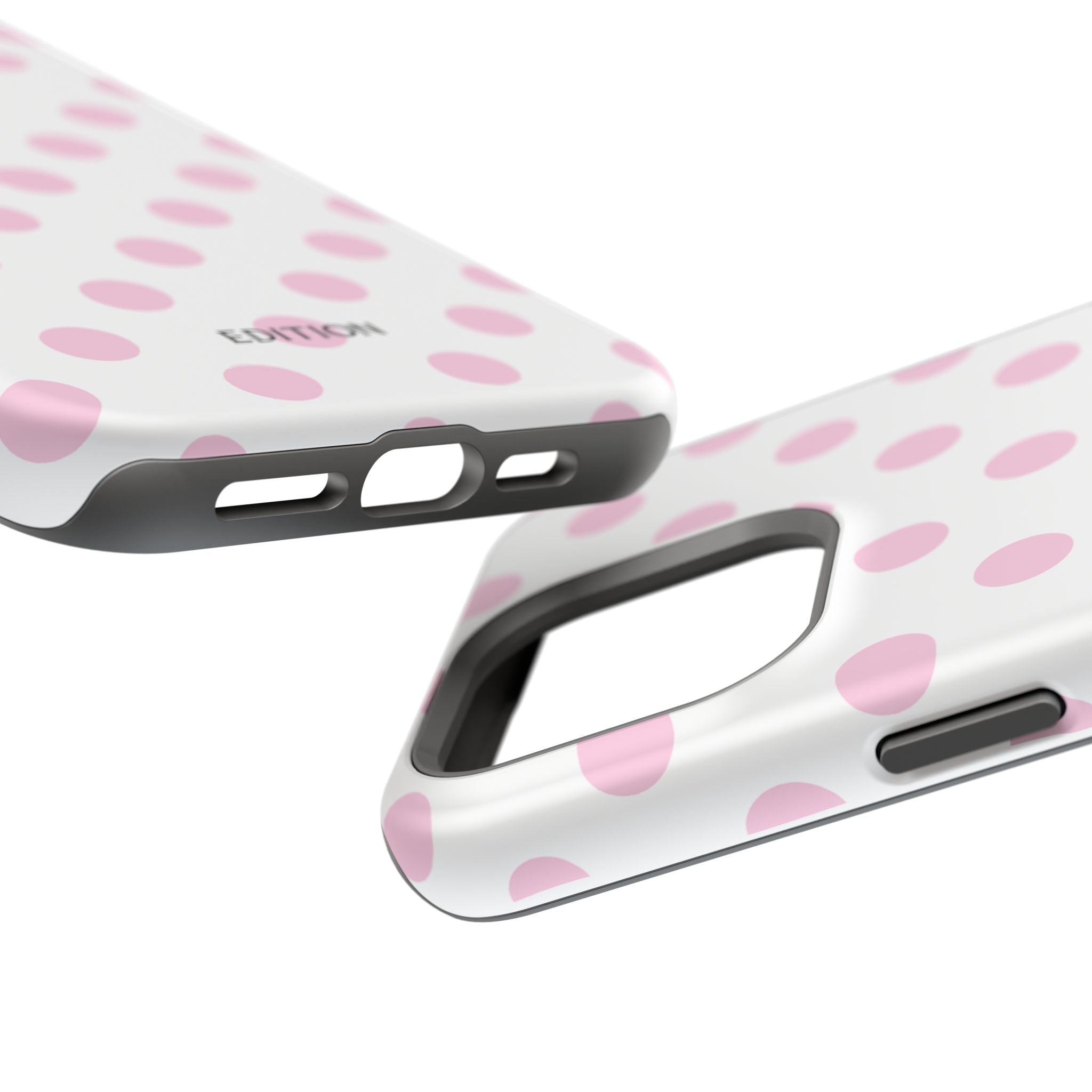 Pink and White Polka Dot Case