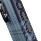 Navy Plaid Case