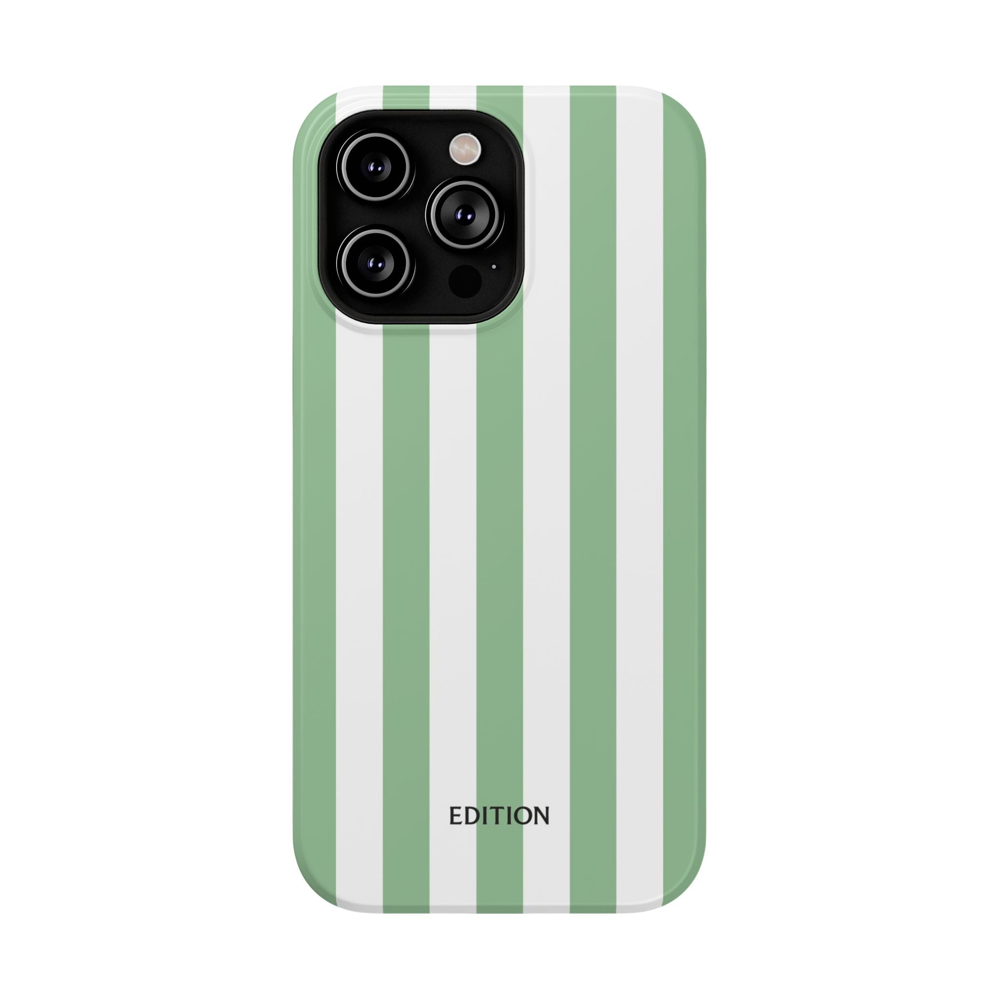 Green Beach Stripe Case