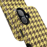 Banana Split Houndstooth Case