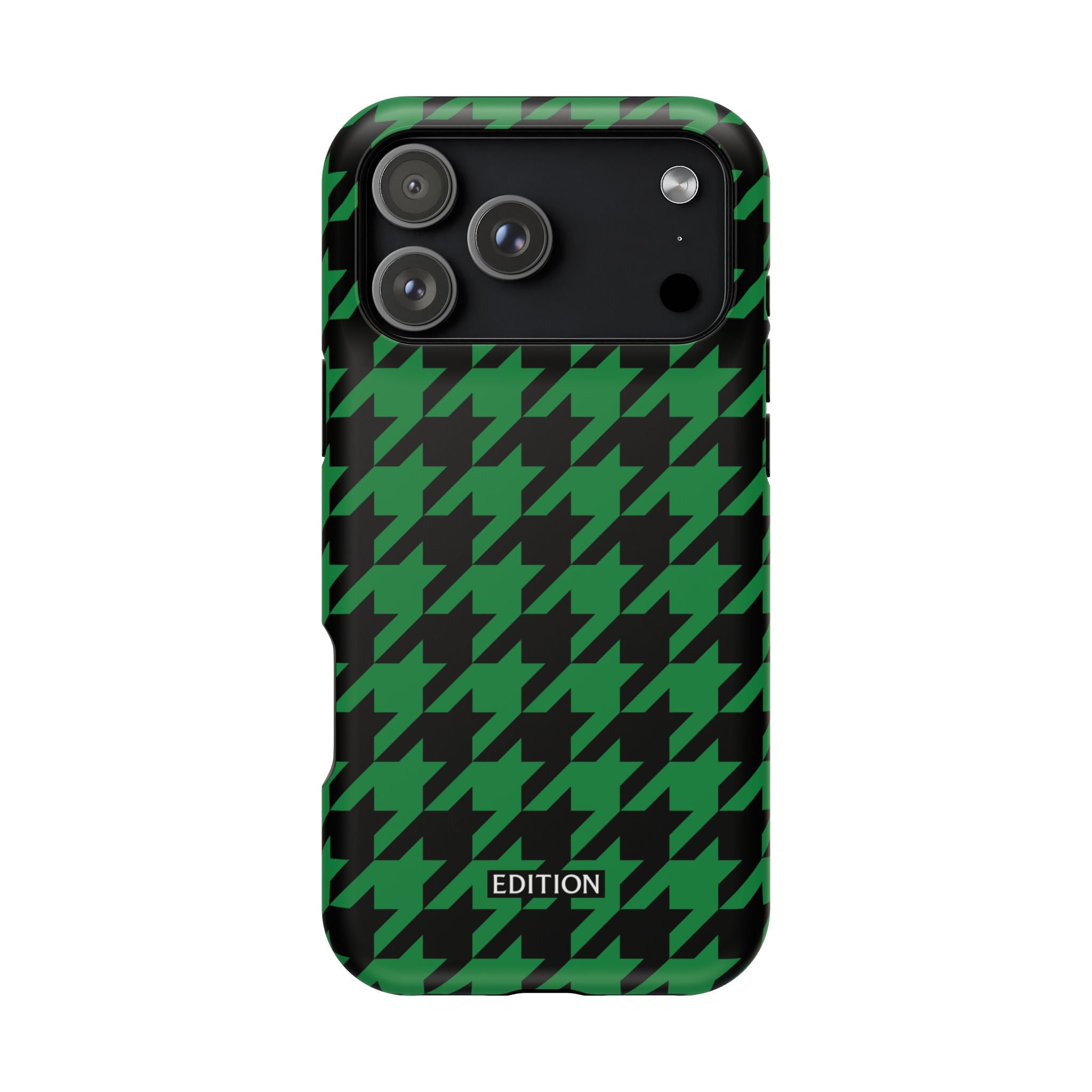 Green Houndstooth Case
