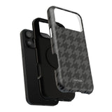 Grey Houndstooth Case