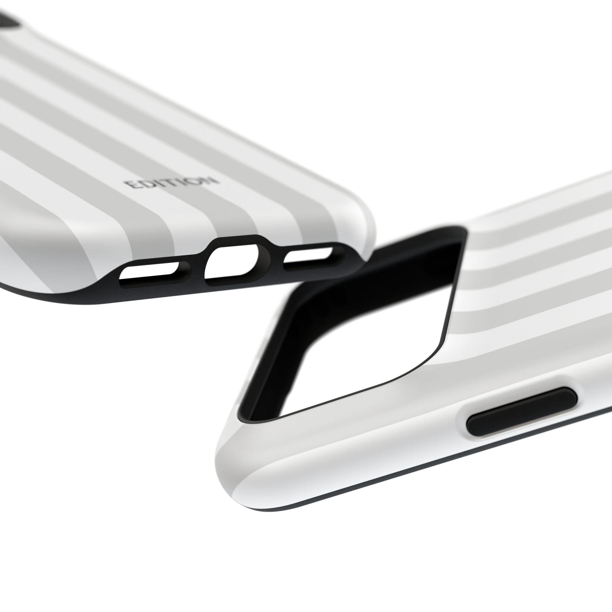 Grey Beach Stripe Case