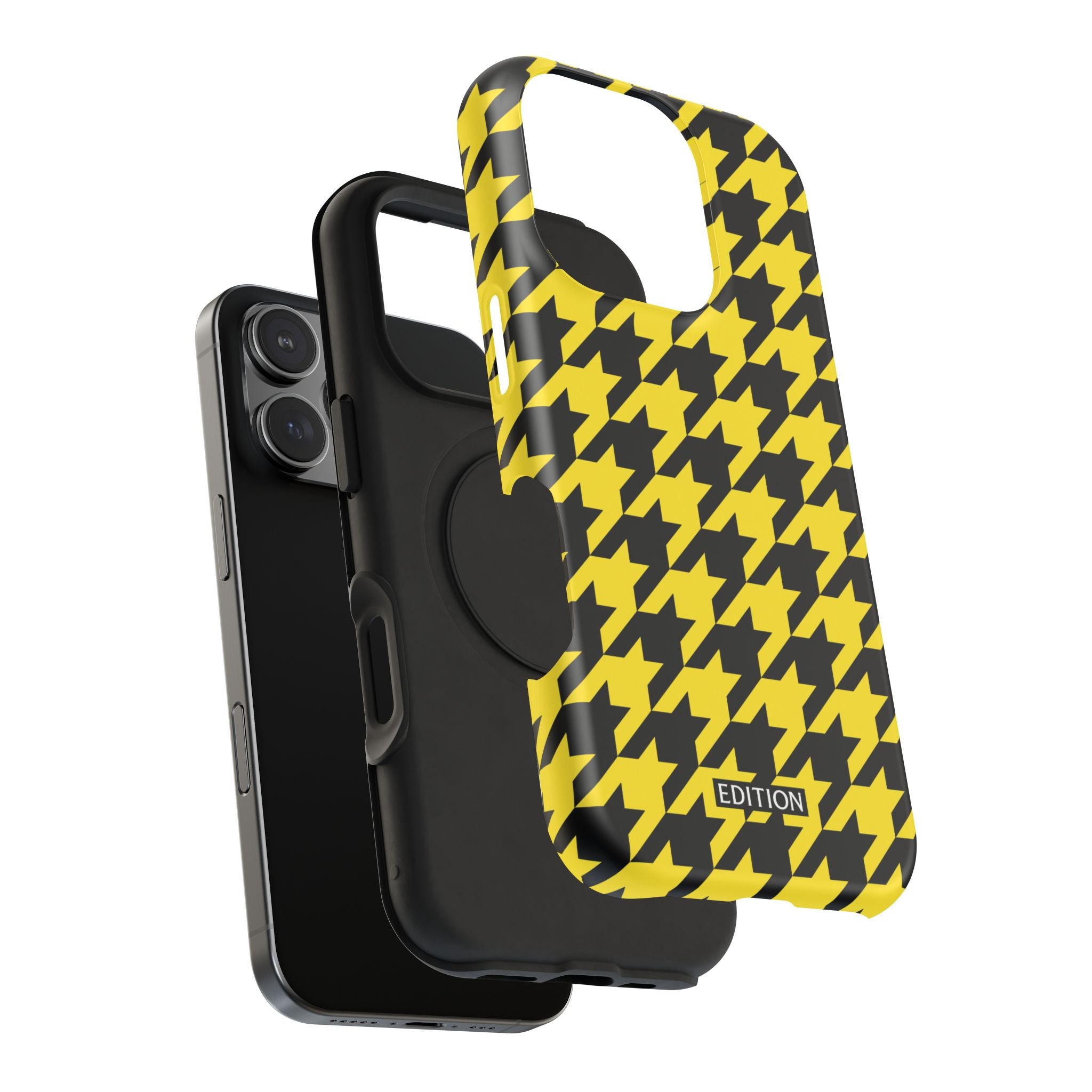 Yellow Houndstooth Case