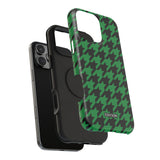 Green Houndstooth Case