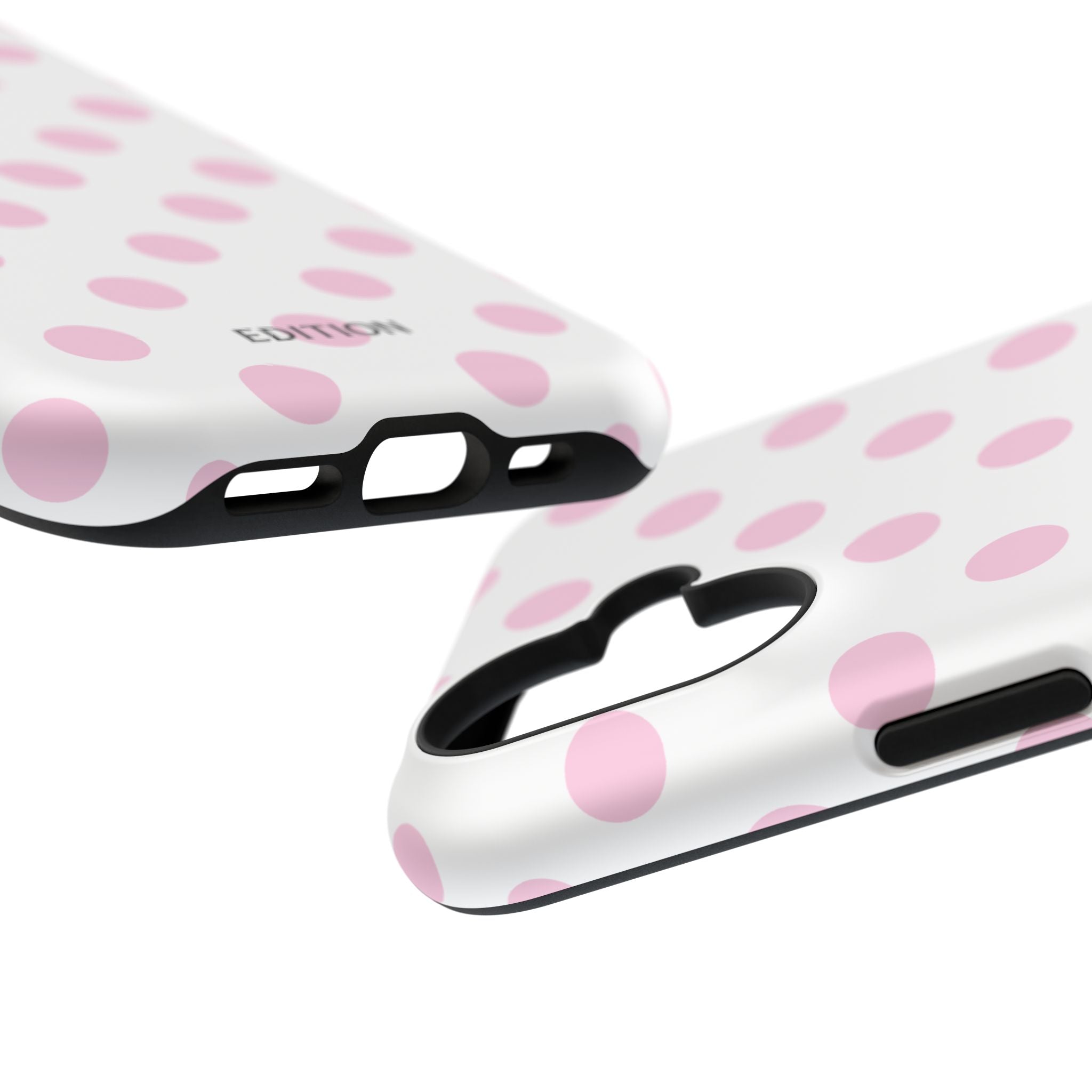 Pink and White Polka Dot Case
