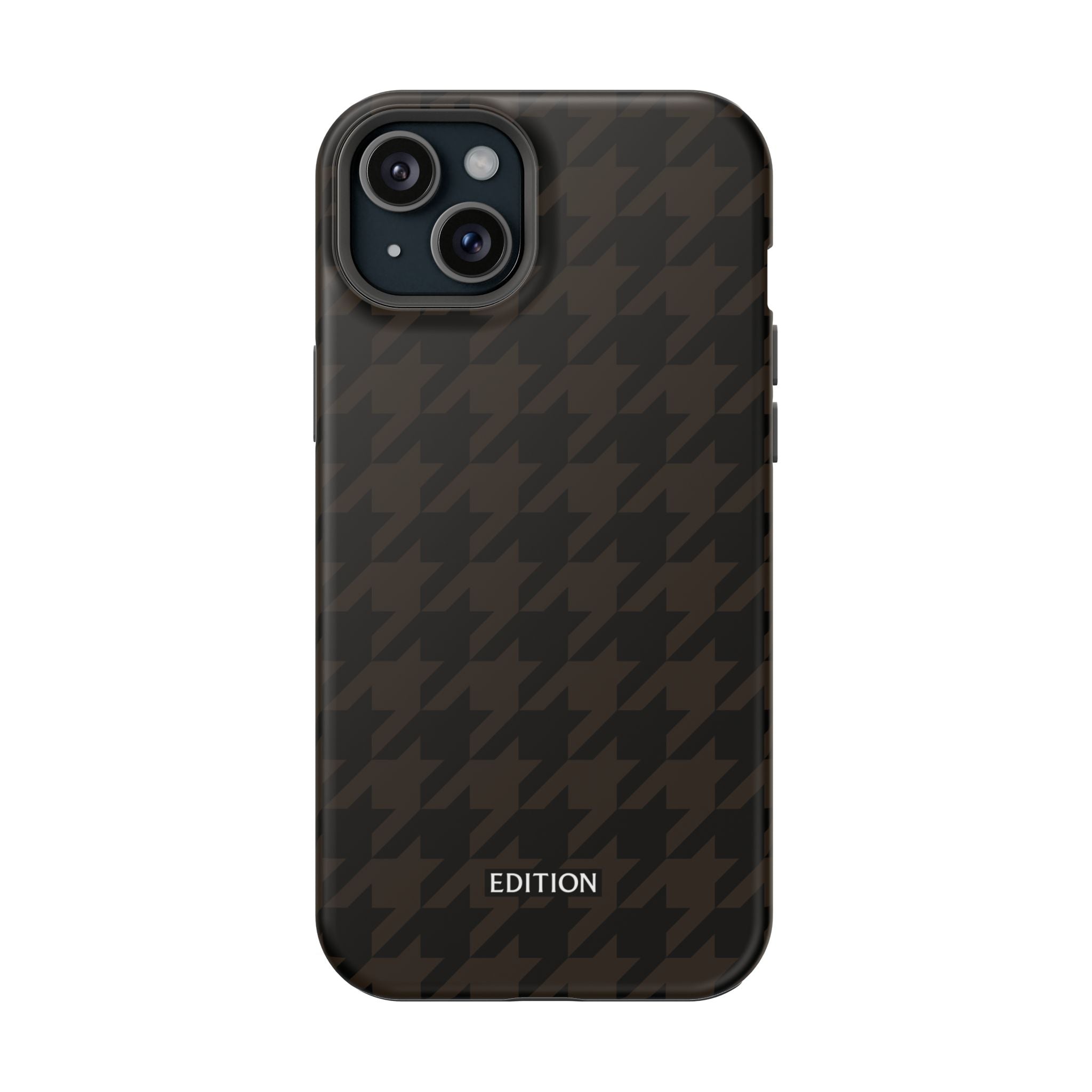 Brown Houndstooth Case