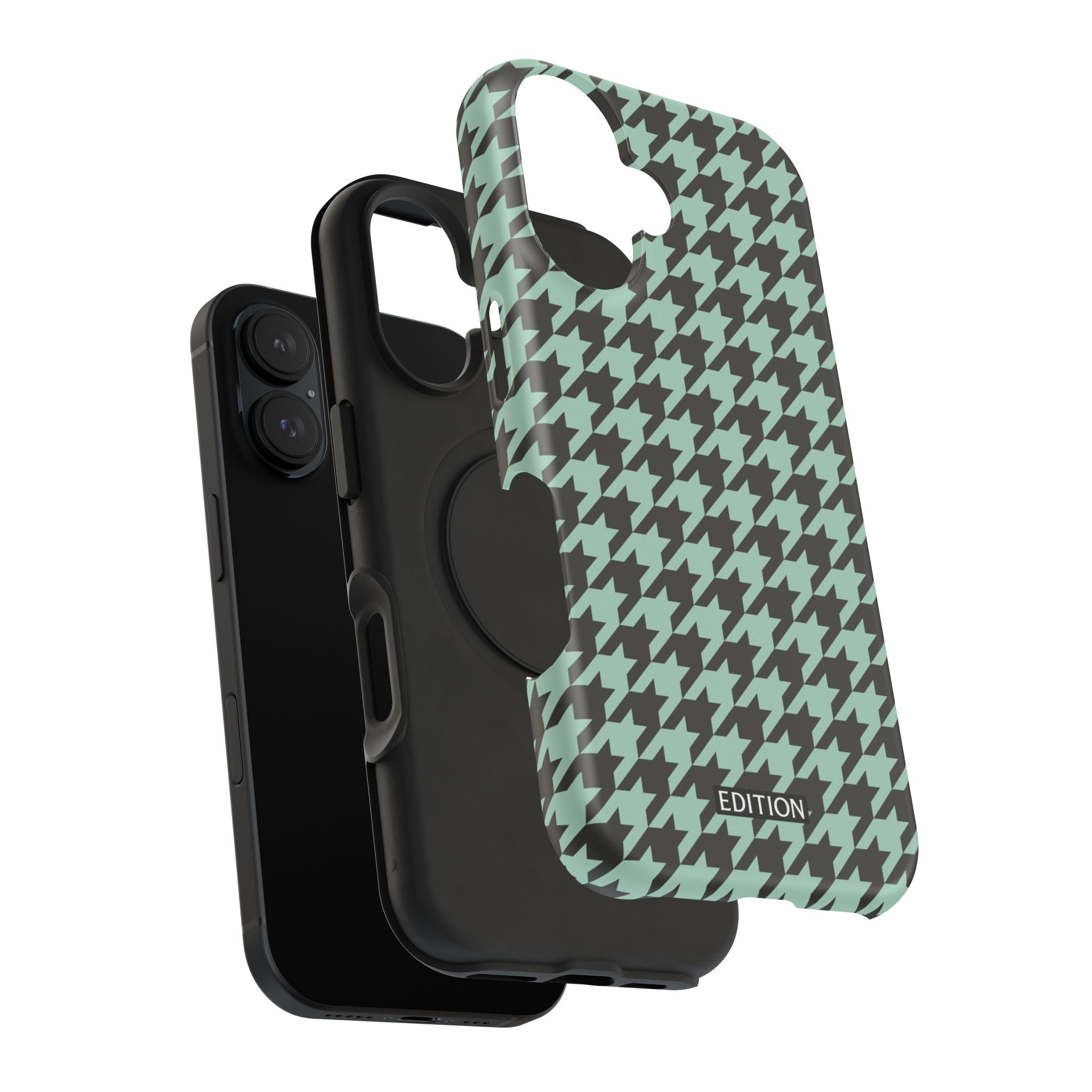 Mint Chip Houndstooth Case