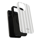 Grey Beach Stripe Case