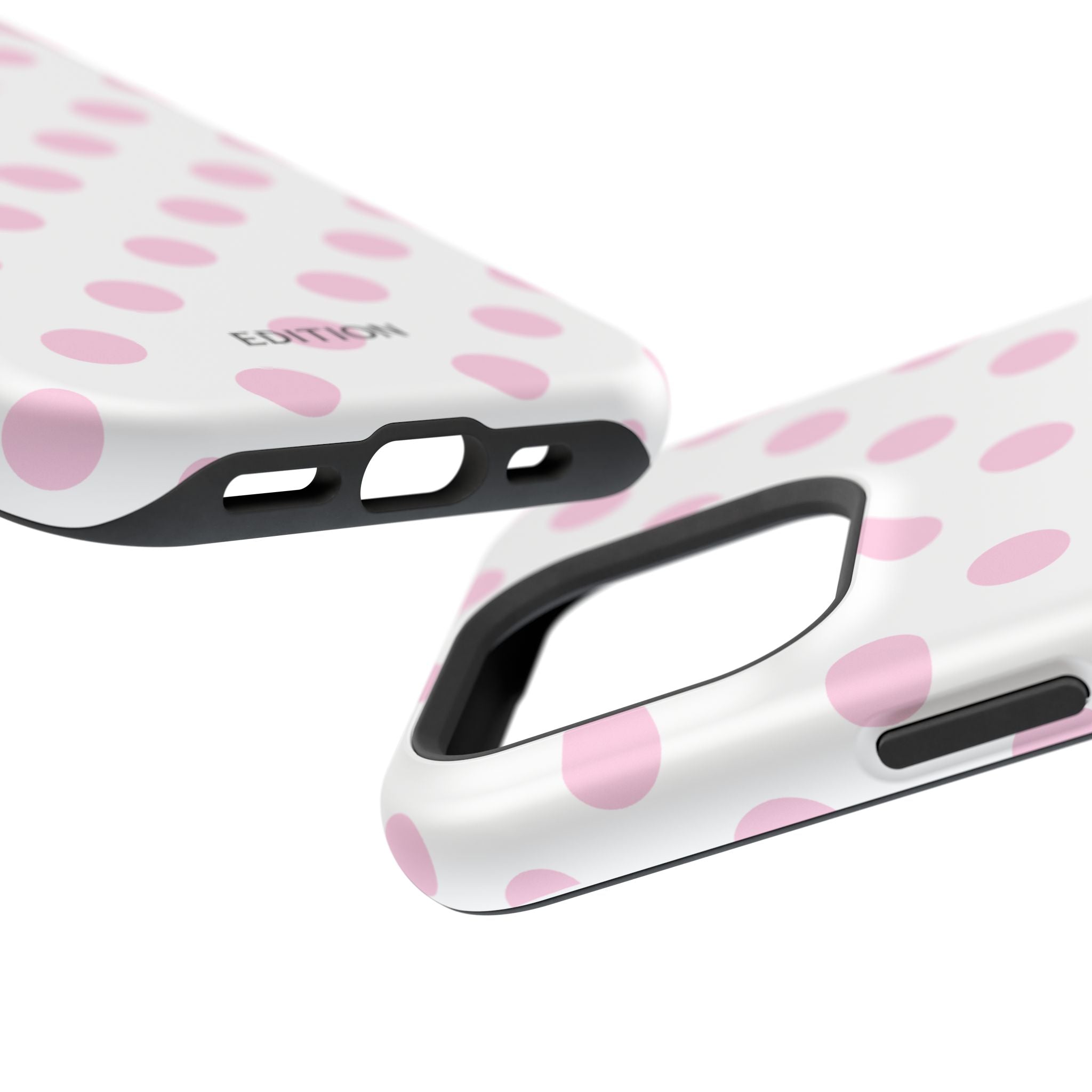 Pink and White Polka Dot Case