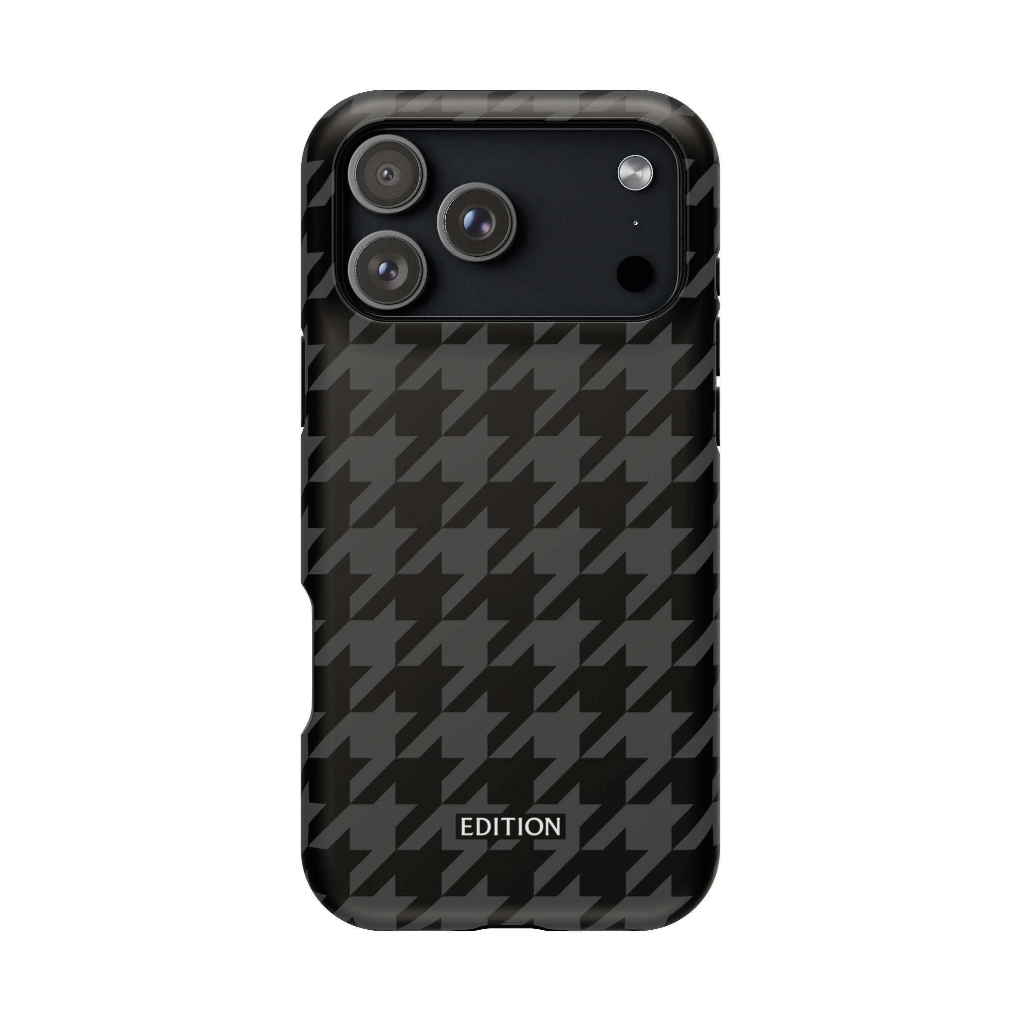Grey Houndstooth Case