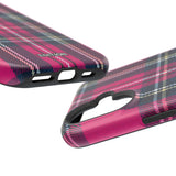 Hot Pink and Navy Plaid Case