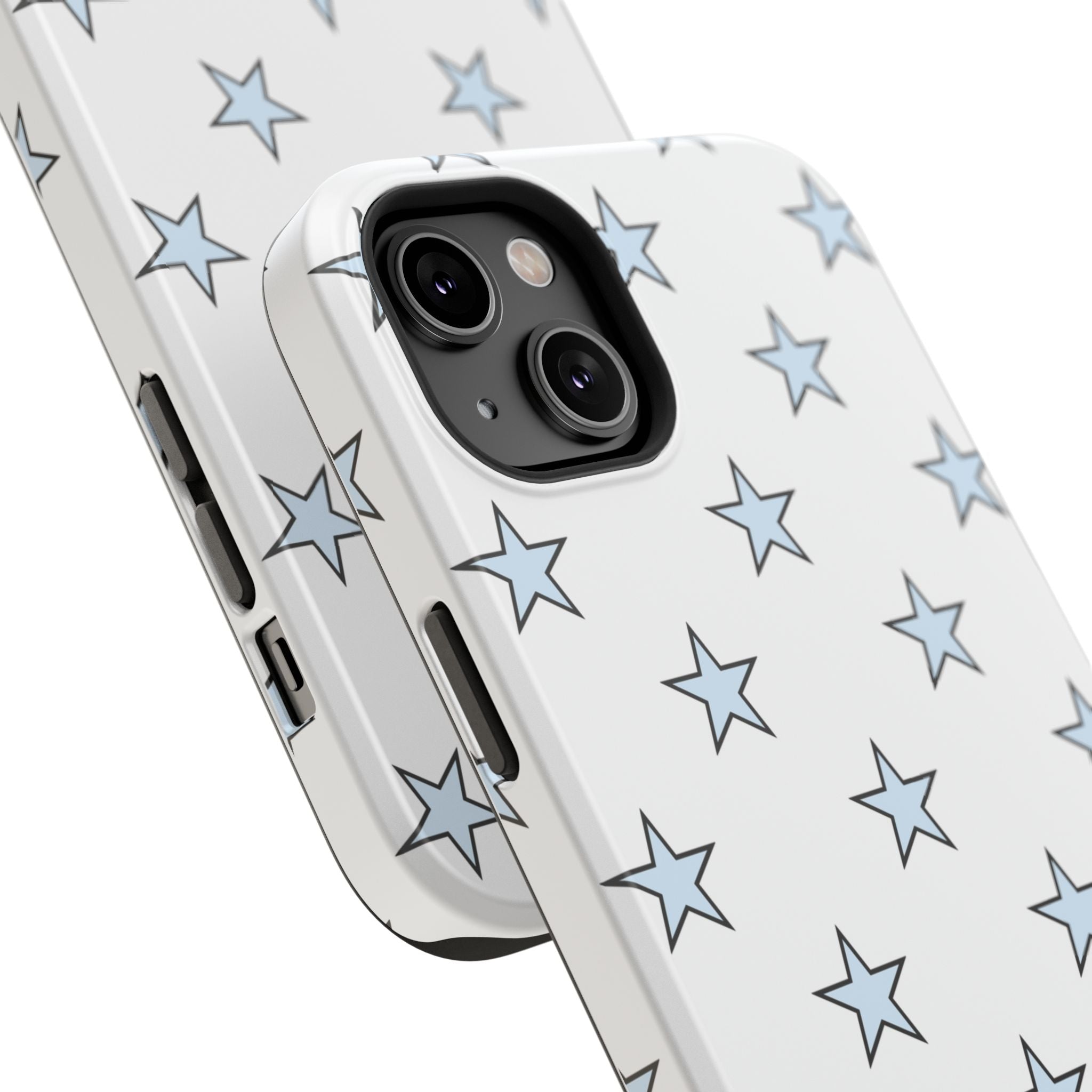 Blue and White Star Case